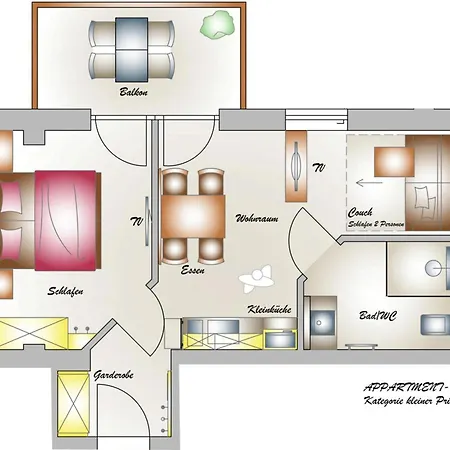 酒店 Appartementhaus Madlen